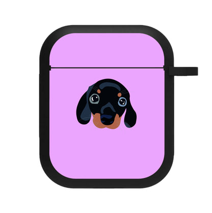 Black - Dachshunds AirPods Case