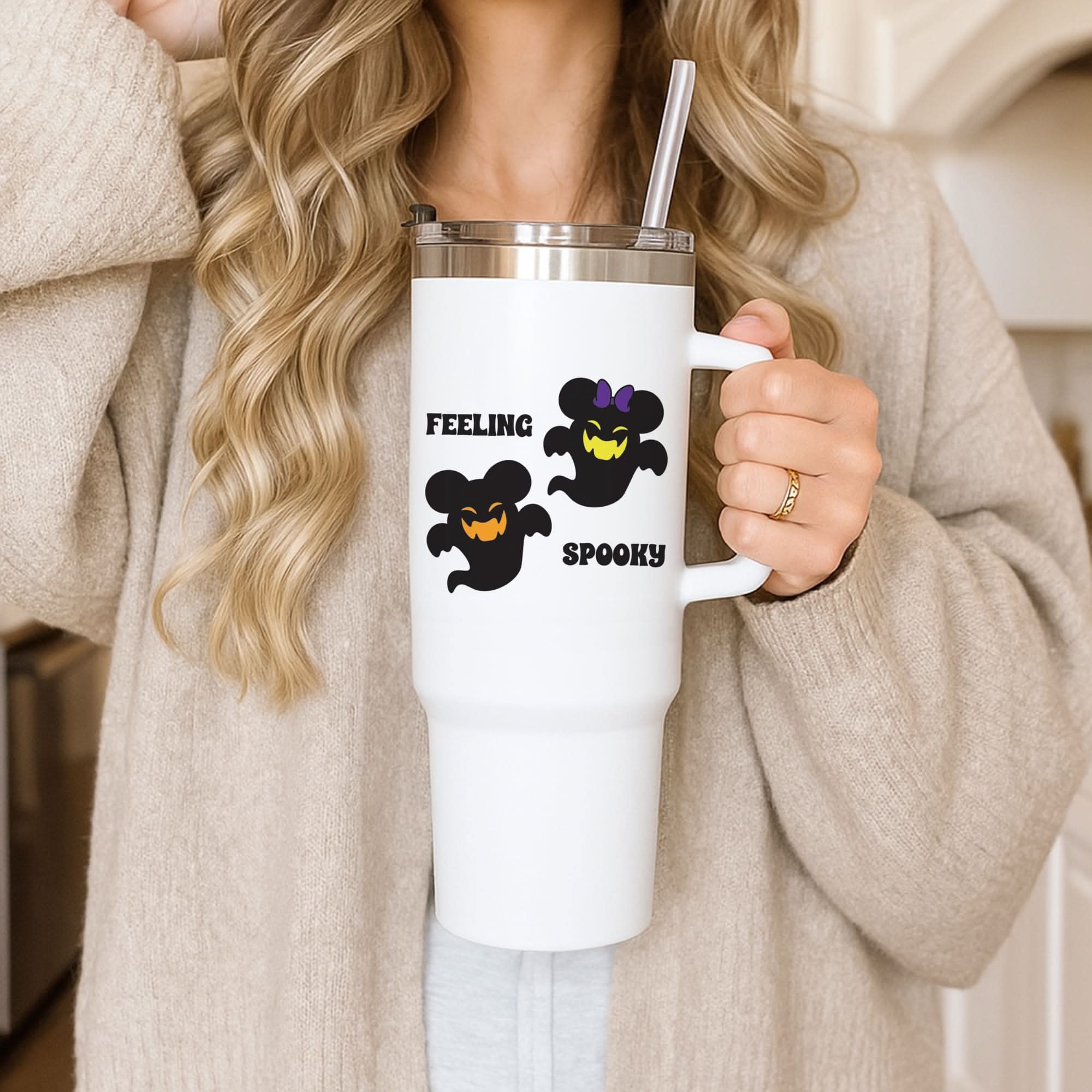 Feeling Spooky Mouse Ghosts Tumbler