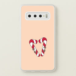 Christmas Candycane Plushies Galaxy S10 Case