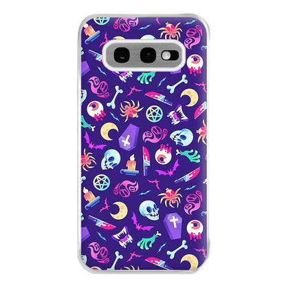 Horroriffic Halloween Pattern Phone Case