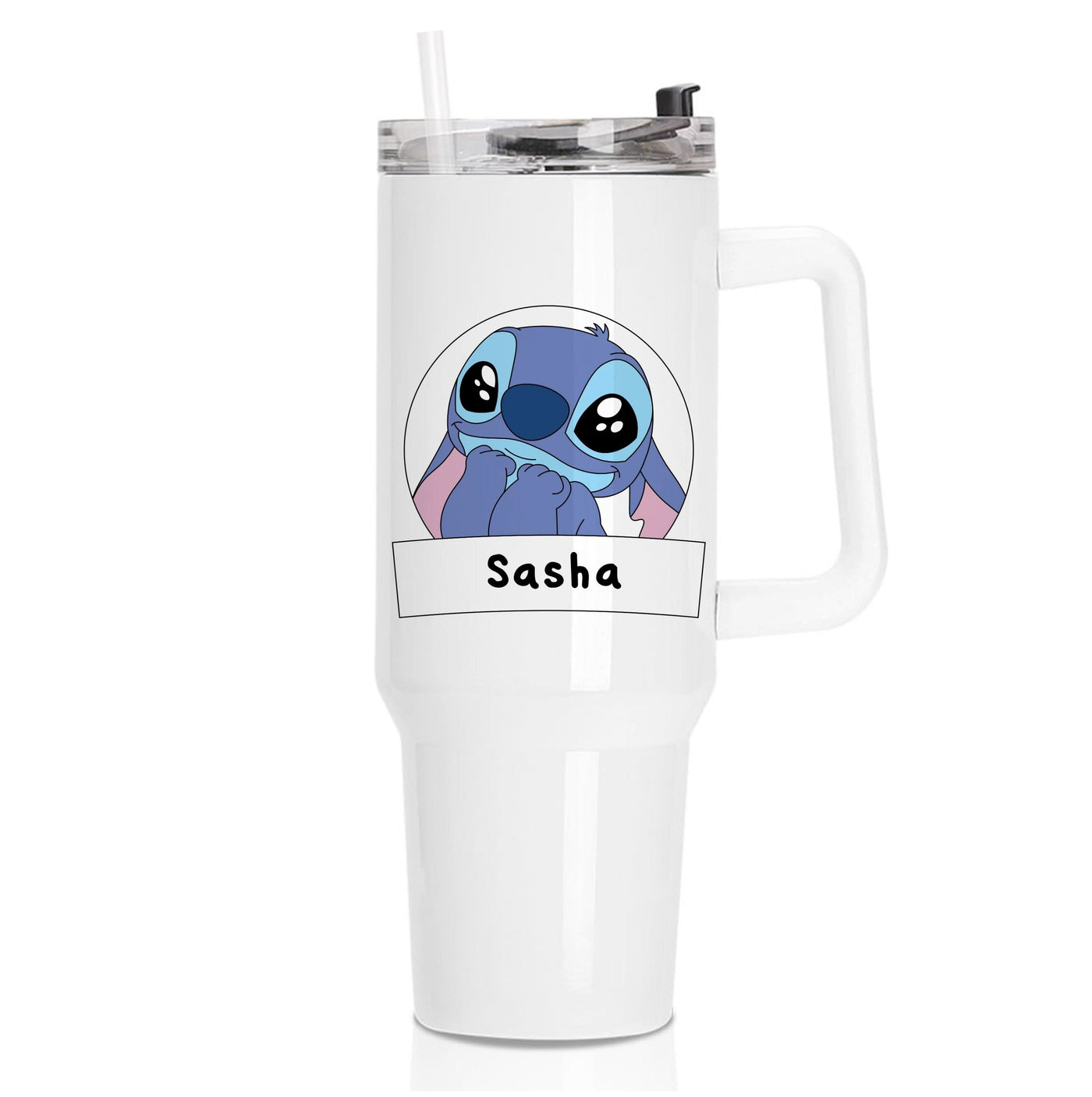 Personalised Cute Blue Alien  Tumbler