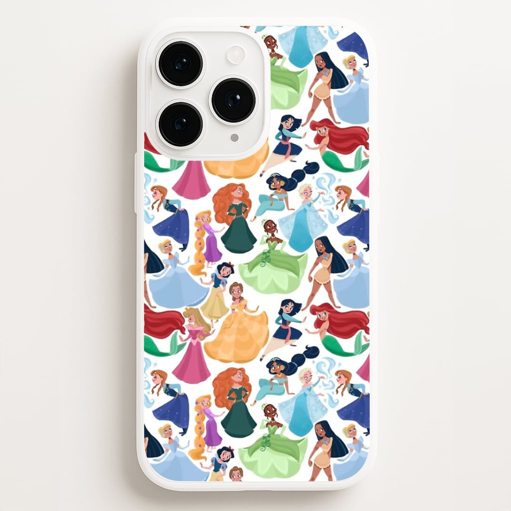Fairytale Princess Pattern Phone Case for iPhone, Samsung Galaxy and Google Pixel