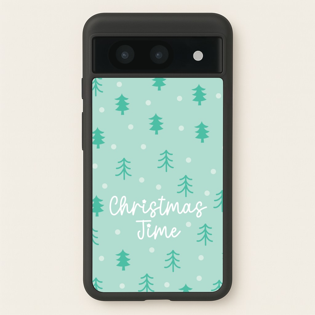 Cute Xmas Trees Pattern Google Pixel 8a Case