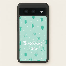 Cute Xmas Trees Pattern Google Pixel 8a Case