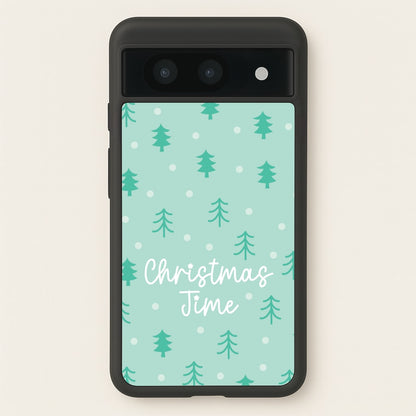Cute Xmas Trees Pattern Google Pixel 8a Case