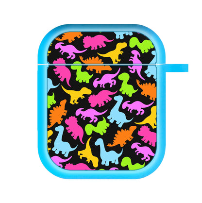 Dinosaurs Collage - Dinosaurs AirPods Case