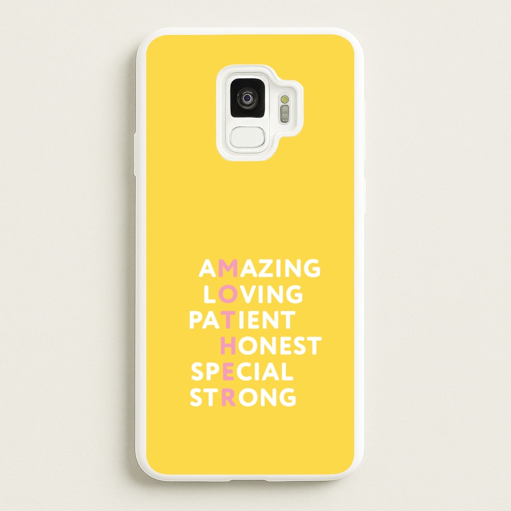Mother Anagram Galaxy S9 Case