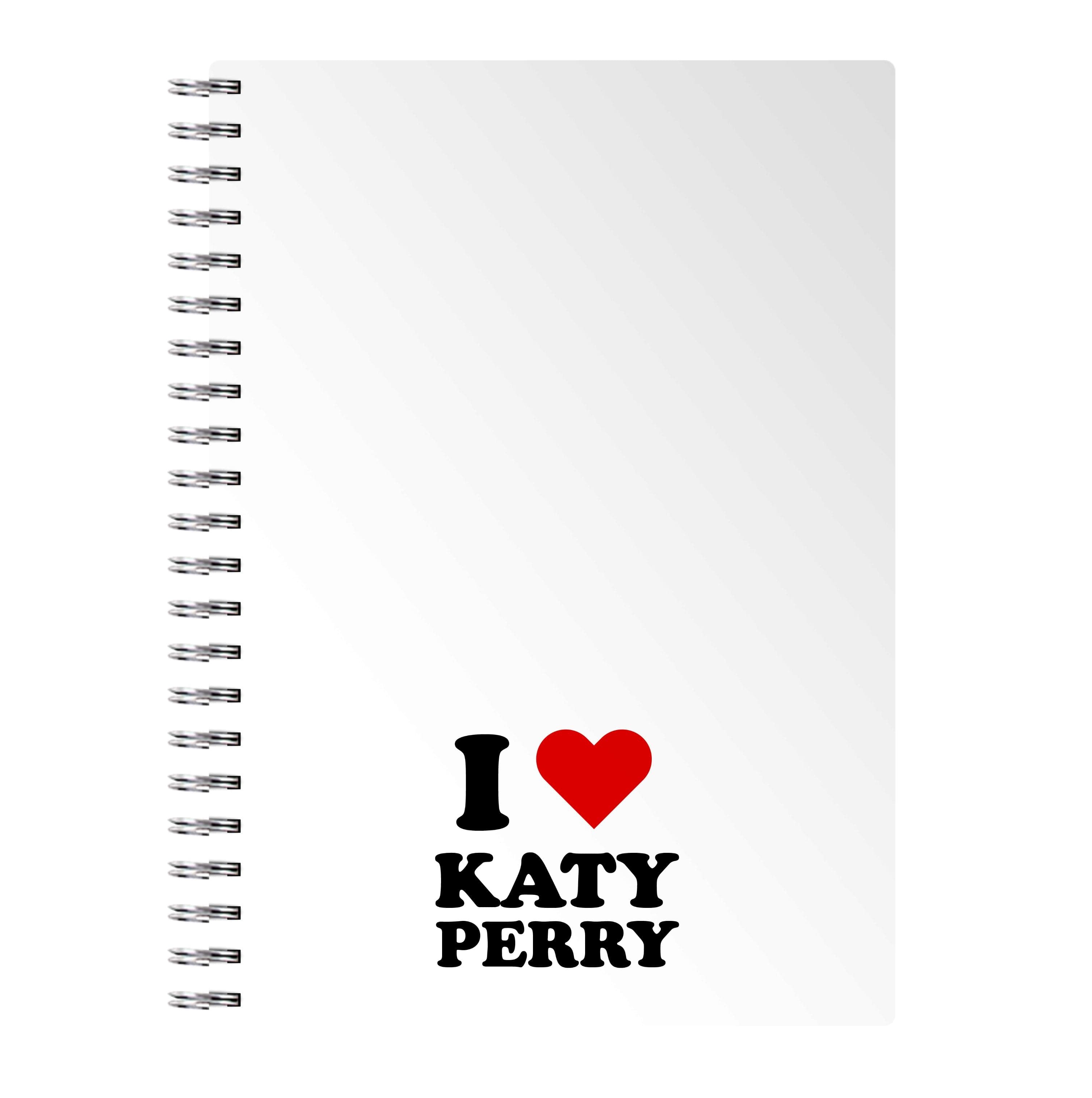 I Love Katy Perry Notebook