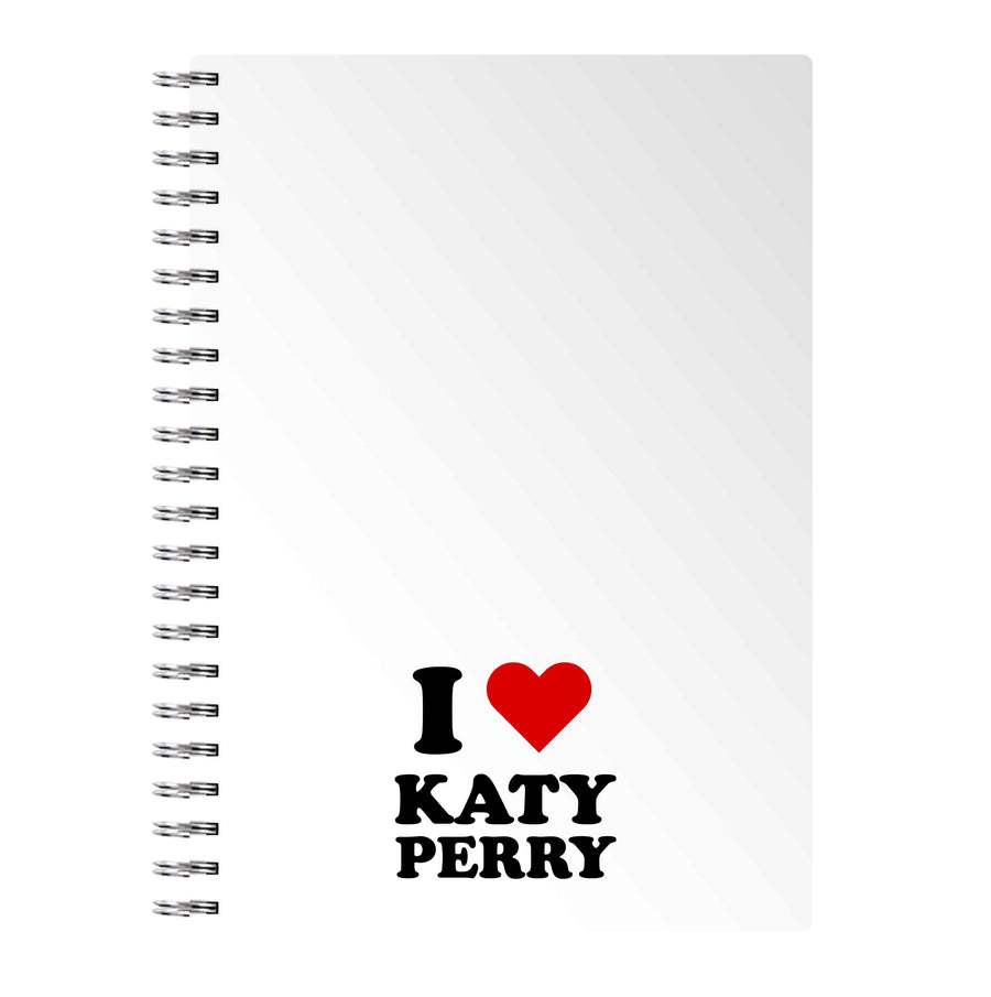 I Love Katy Perry Notebook