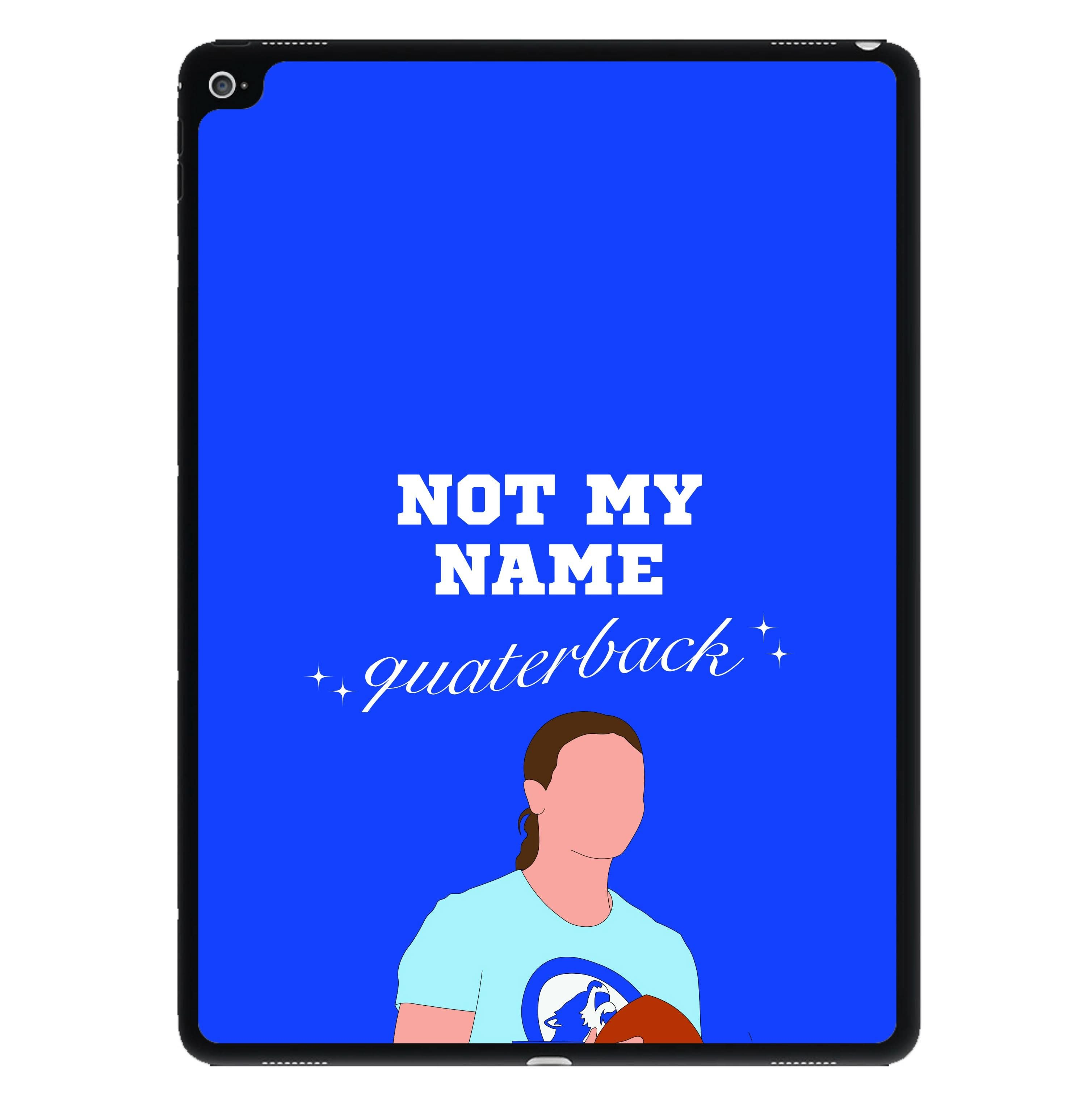 Not My Name Quaterback iPad Case