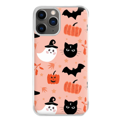 Pretty Pink Halloween Pattern Phone Case