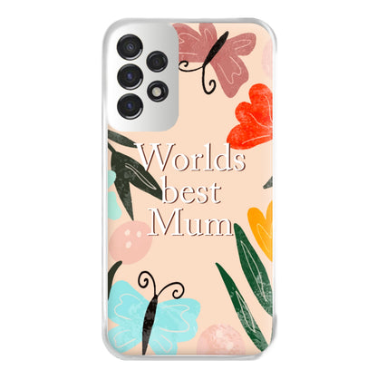 Worlds Best Mum - Floral Mother's Day Phone Case