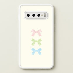 Gingham Tiered Ties Galaxy S10 Case