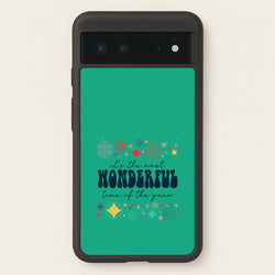 The Most Wonderful Time Of The Year Geometric Google Pixel 6 Case