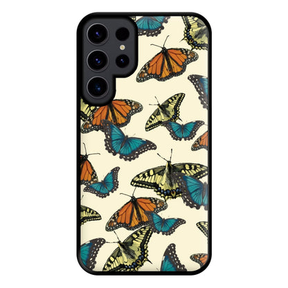 Butterfly Assortment Pattern Galaxy S23 Ultra Case