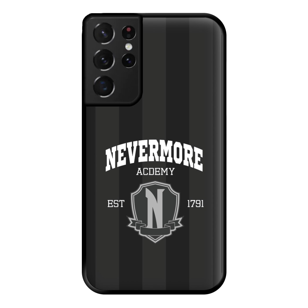 Addams Academy Gray Galaxy S21 Ultra Case