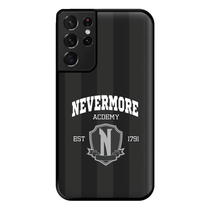 Addams Academy Gray Galaxy S21 Ultra Case