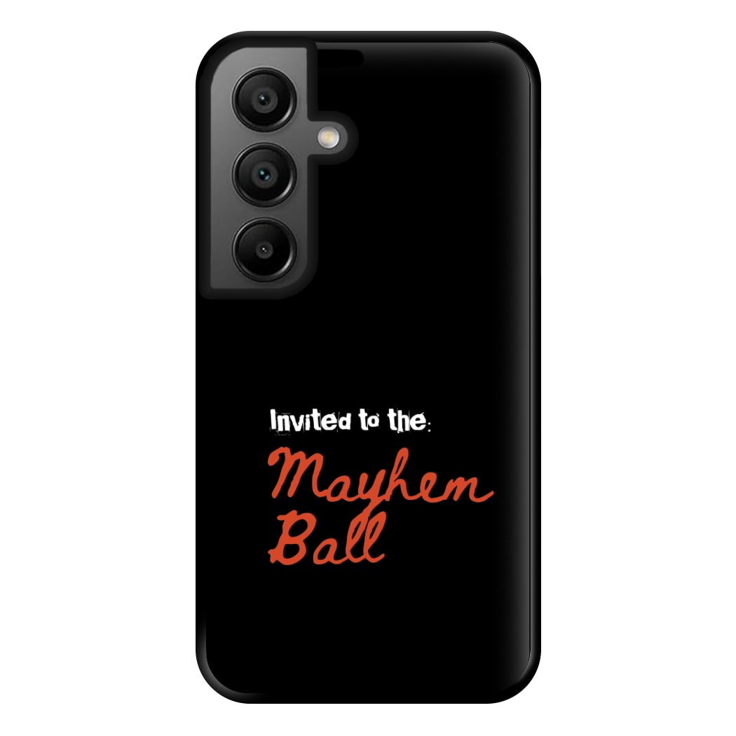 Invited To The Mayhem Ball Galaxy A55 Case