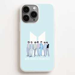 K-Pop Band Tour Pastel Blue iPhone 11 Pro Max Case