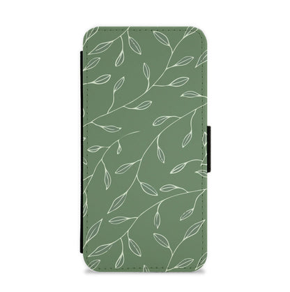 Thin Leaves - Foliage Flip / Wallet Phone Case