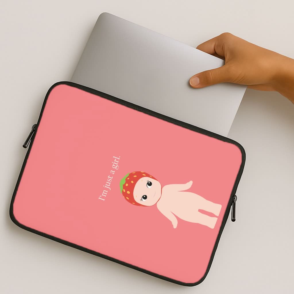 I'm Just A Girl MacBook Cover