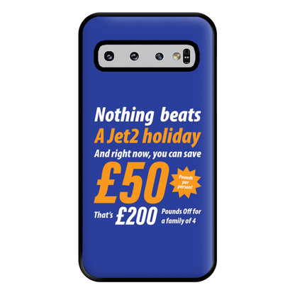 Nothing Beats A Jet Holiday Galaxy S10 Plus Case