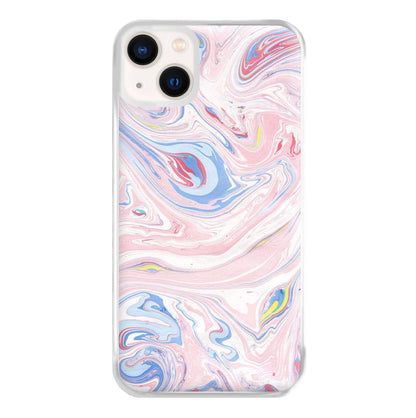 Pink Marble Swirl Phone Case