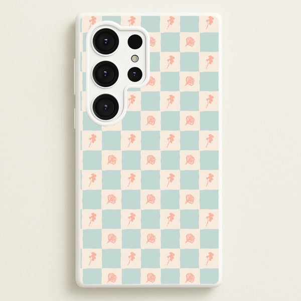 Patchwork Floral Pattern Galaxy S25 Ultra Case