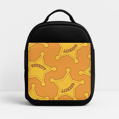 Sheriff Badge Pattern Lunchbox