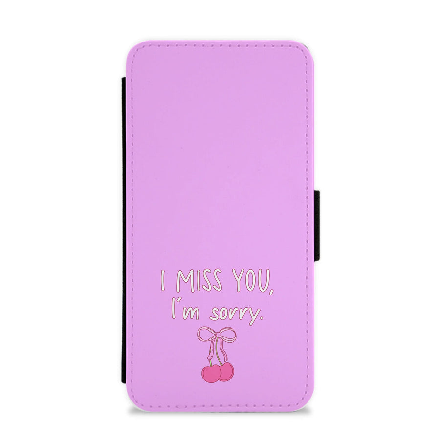 I Miss You , I'm Sorry - Gracie Abrams Flip / Wallet Phone Case