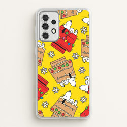 Cartoon Beagle Fairylights And Gingerbead Pattern Galaxy A52 / A52s Case