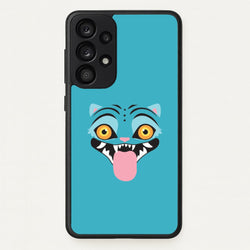 Demon Cat Face Galaxy A33 Case