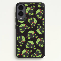 Vampire Frog Pattern  - Halloween Galaxy S25 Edge Case