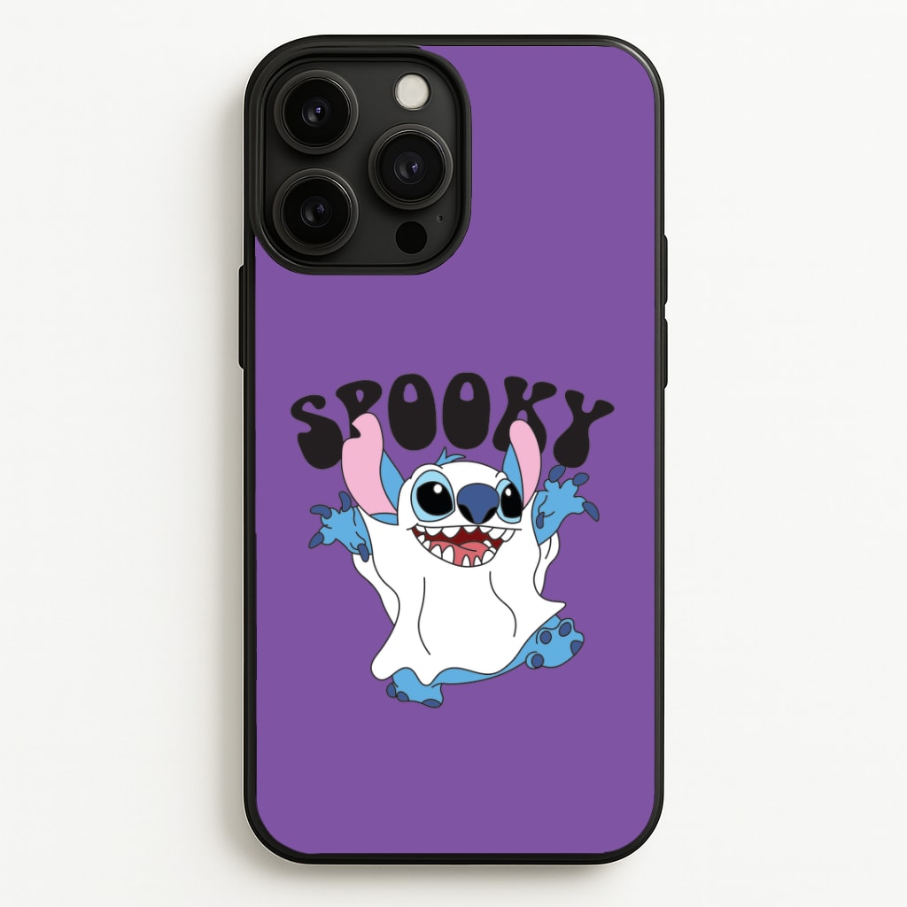 Spooky Cute Blue Alien iPhone 13 Pro Case
