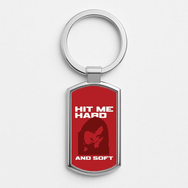 Billie 2025 Silver Metal Keyring
