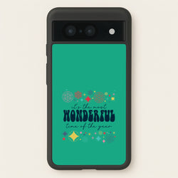 The Most Wonderful Time Of The Year Geometric Google Pixel 8 Case