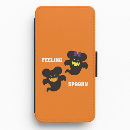 Feeling Spooky Mouse Ghosts Flip / Wallet Phone Case