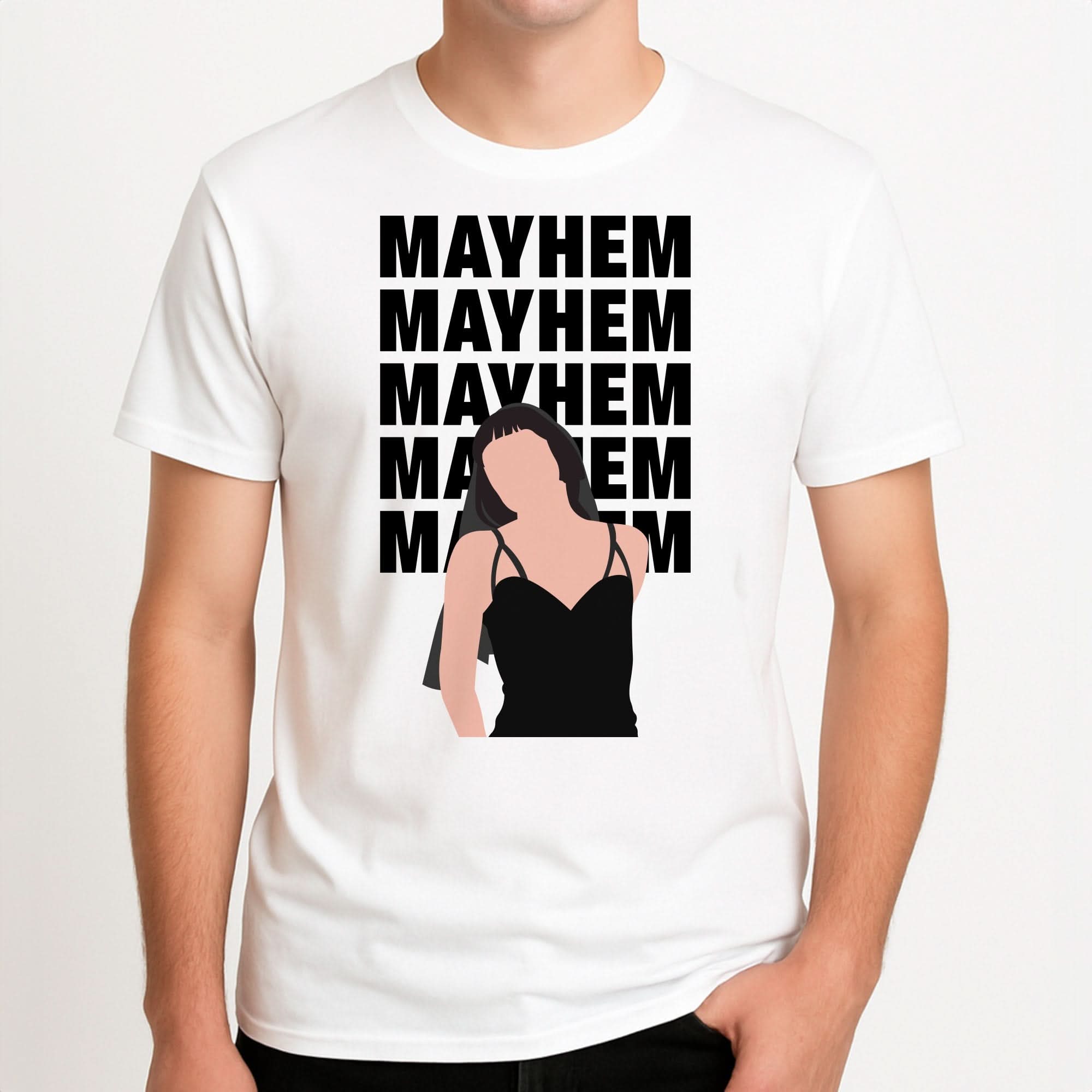 Neon Green Mayhem Mens T-Shirt