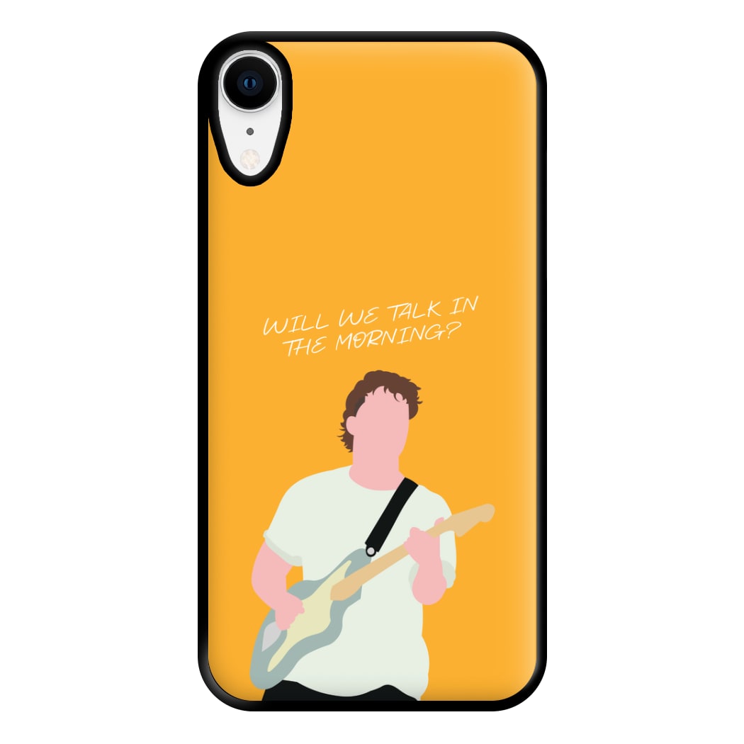 Will We Talk In The Morning Yellow iPhone XR Case