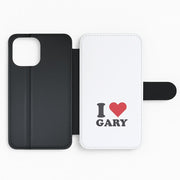 I Love Gary Flip / Wallet Phone Case 2