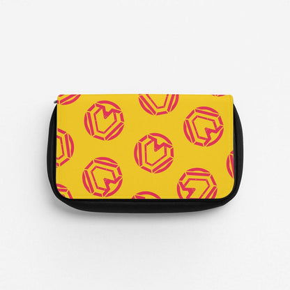 Metal Heart Pattern Pencil Case