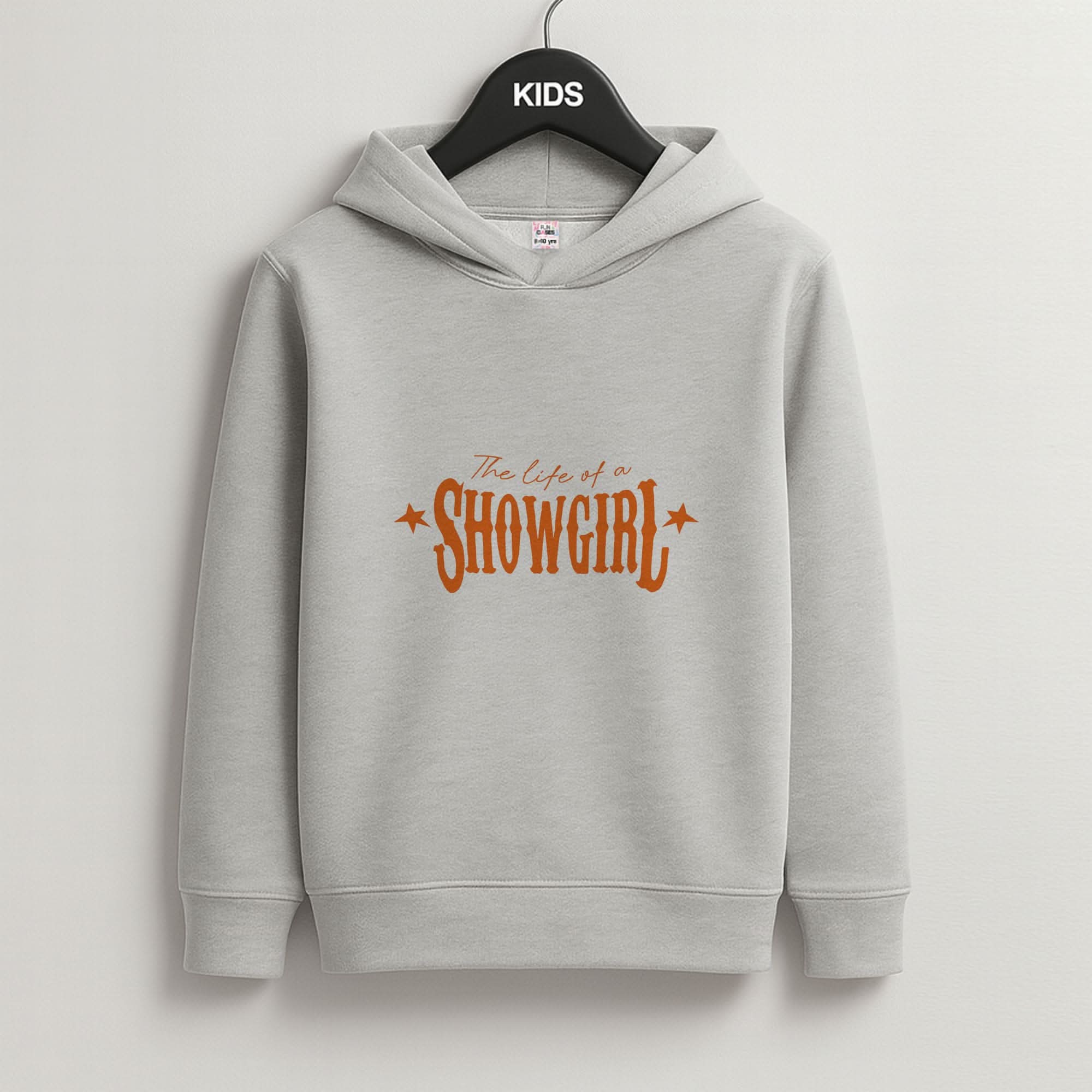 TLOAS Orange Grey Kids Hoodie