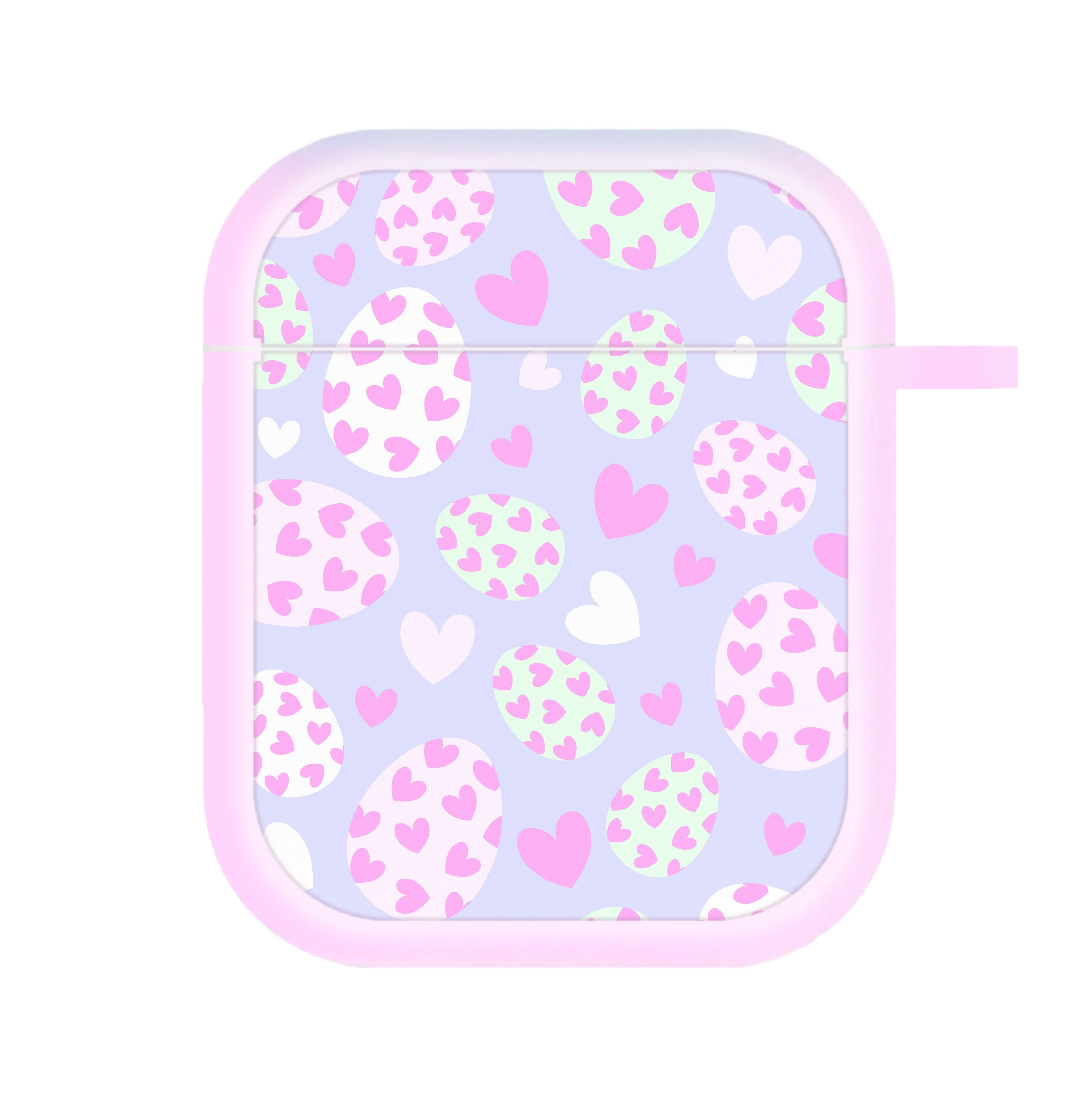 Heart Easter Eggs Pattern AirPods Case