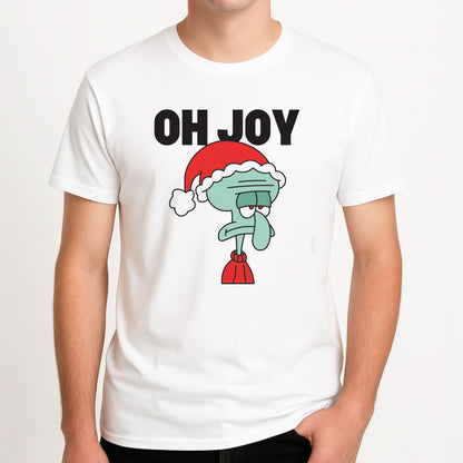 Oh Joy Cartoon Squid Mens T-Shirt