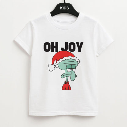 Oh Joy Cartoon Squid Kids Unisex T-Shirt