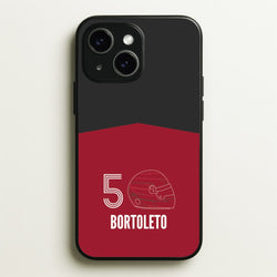 Bortoleto Helmet 2026 iPhone 14 Plus Case