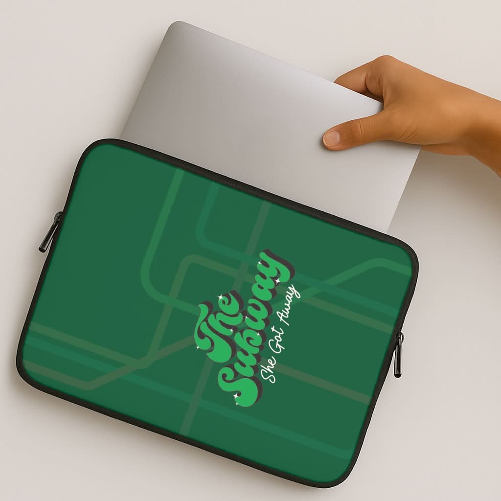 Subway Green MacBook Cover