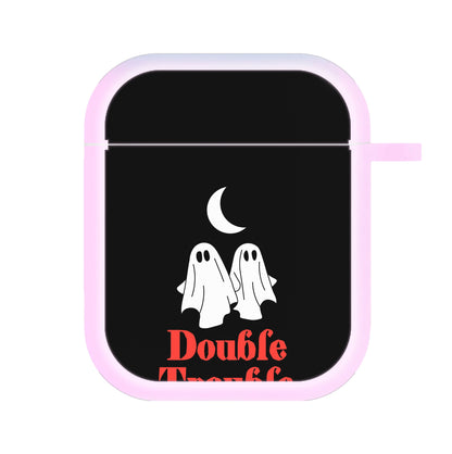 Double Trouble Black AirPods Case