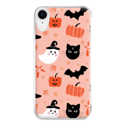 Pretty Pink Halloween Pattern Phone Case