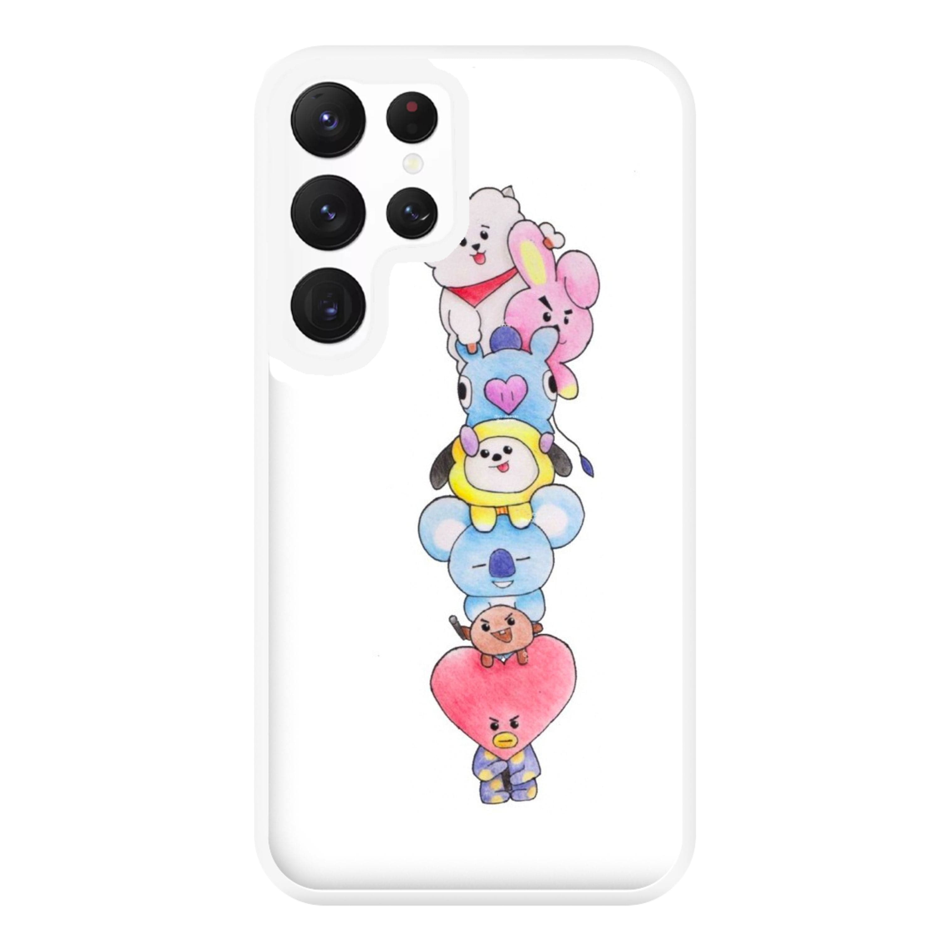 K-Pop Band BT21 Drawing Phone Case